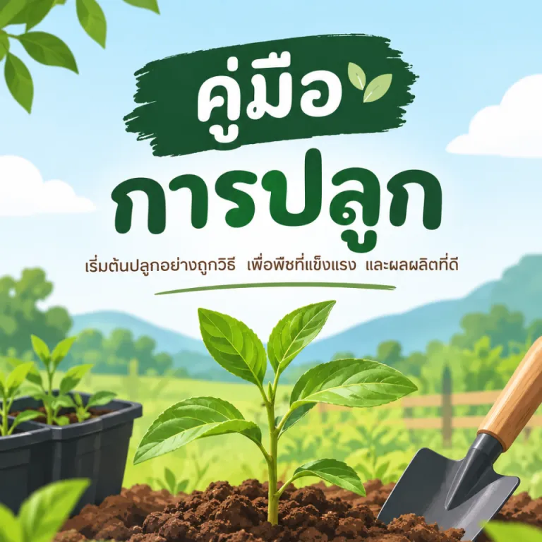 คู่มือการปลูกถั่วแขกเมล็ดดำ